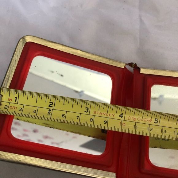 Vintage purse double mirror - Picture 11 of 14